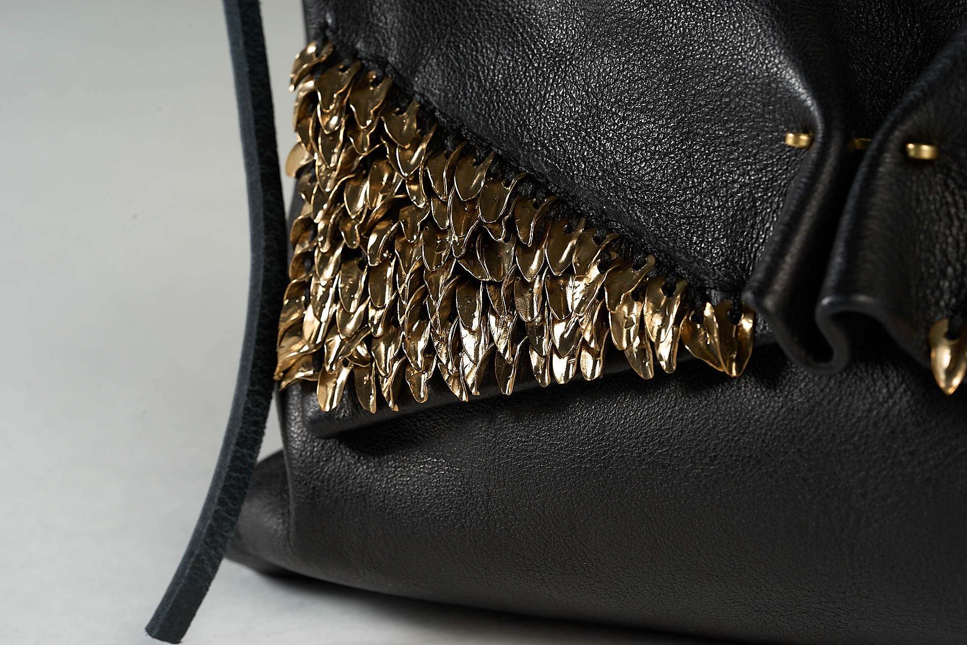 daniele basta leather and silver bags - DETAIL 2